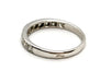 Ring 51 Platinum Diamond Half Wedding Ring 58 Facettes 1385194CN