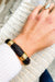 Bracelet OJ Perrin bangle bracelet in yellow gold and lovewood 58 Facettes 0
