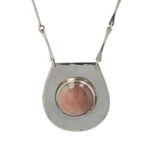 Collier Collier en argent et agate 58 Facettes 23-222