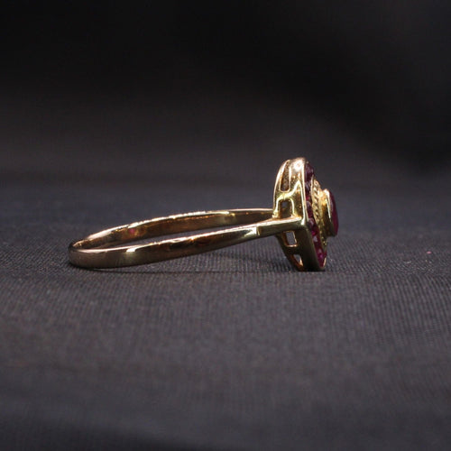 Bague 62 Bague rubis et diamants 58 Facettes