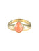 Yellow Gold / Coral Ring / 46 VAN CLEEF & ARPELS CORAL & GOLD RING 58 Facettes BO/220006 STA