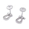 Boucles d'oreilles Boucles d'oreilles Fred, "Force 10", or blanc, diamants. 58 Facettes 33157