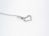 PIAGET limelight heart pendant necklace g30j0006 in white gold & 0.29ct diamonds 58 Facettes 221585