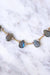 Necklace Vintage necklace with labradorite, gold and pearl tassels 58 Facettes