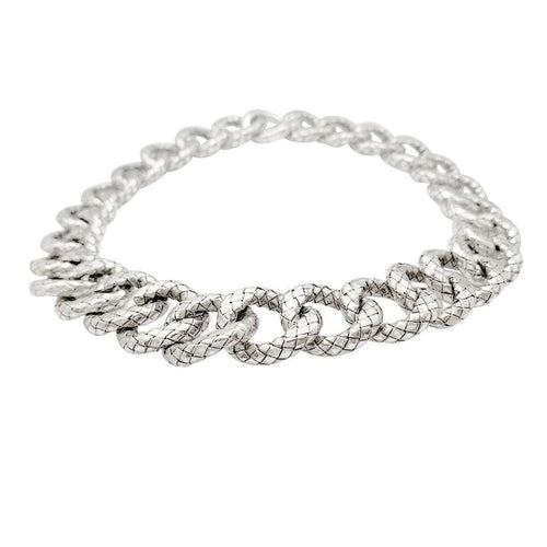 Collier Collier Bottega Veneta, "Intrecciato", argent. 58 Facettes 32067