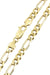 ALTERNATING FIGARO MESH CHAIN ​​Necklace 58 Facettes 042441
