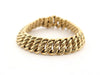Wide American mesh bracelet bracelet in 18k yellow gold 58 Facettes 254717