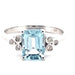 Ring Topaz ring with cut sides 58 Facettes