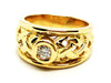 Ring 53 Solitaire Ring Yellow Gold Diamond 58 Facettes 1835757CN