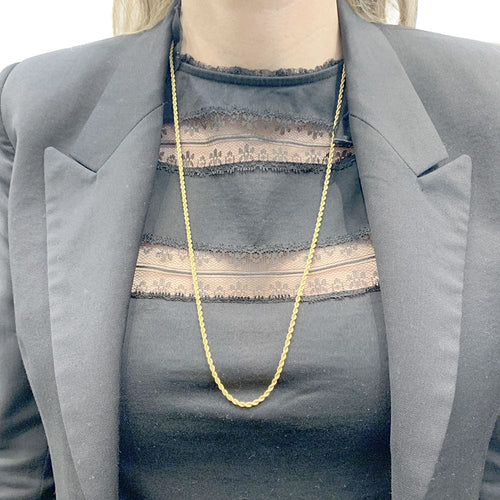 Collier Collier, or jaune. 58 Facettes 33330