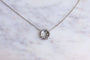 Collier Collier pendentif vintage en or blanc et diamants 58 Facettes