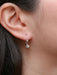 Earrings Leverback earrings White gold Diamonds 58 Facettes J263