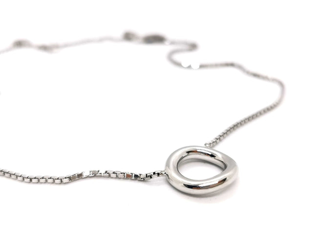 Collier Collier Or blanc 58 Facettes 1089413CN