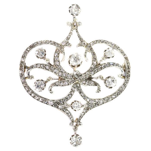 Broche Broche diamant Belle Epoque 58 Facettes 18233-0019