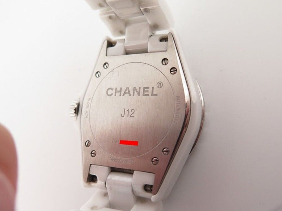 Montre montre CHANEL j12 365 37 mm automatique ceramique 58 Facettes 256828