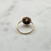 Ring 55 Diamond Rosette Ring Pearl Yellow Gold 58 Facettes 485