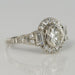 Ring 54 Art deco style diamond ring 58 Facettes 19-302-54