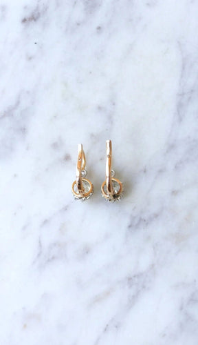 Boucles d'oreilles Boucles d'oreilles diamants coussin 1.20 Cts 58 Facettes