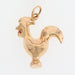 Gold rooster charm pendant 58 Facettes 12-164