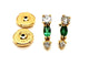 Boucles d'oreilles Boucles d'oreilles Or jaune Emeraude 58 Facettes 1792077CN