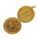 Yellow gold medallion pendant, diamonds 58 Facettes 22292-0340