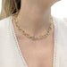Vintage Pomellato Necklace, three golds. 58 Facettes 33249