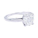 Bague 52 Bague solitaire en or blanc, diamant 1,36 carat. 58 Facettes 32183