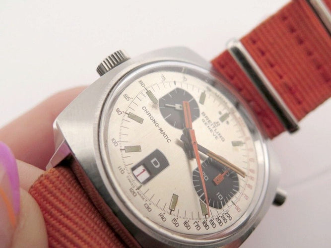 Montre vintage montre BREITLING top time 2211-15 38 mm automatique acier 58 Facettes 251742