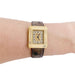 Poiray Watch, Ma Première, in yellow gold, interchangeable leather strap. 58 Facettes 32581