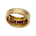Ring 55 Cartier ring, “Odin”, yellow gold, calibrated rubies. 58 Facettes 31711
