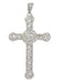 Diamond Cross Pendant in Platinum 58 Facettes 22074-0047