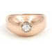 Ring 57 Solitaire Ring Rose Gold Diamond 58 Facettes 1962885CN