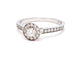 Bague 53 Bague Solitaire Or blanc Diamant 58 Facettes 578681RV