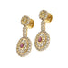 Boucles d'oreilles Boucles d'oreilles rubis et diamants 58 Facettes 28972