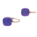 Earrings Pomellato earrings, "Nudo Classic", two golds and amethysts. 58 Facettes 32849