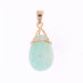 Pendentif Pendentif or et amazonite 58 Facettes 22-163B