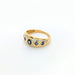 Ring Yellow gold sapphire ring 58 Facettes 27203