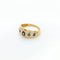 Bague Bague or jaune saphirs 58 Facettes 27203