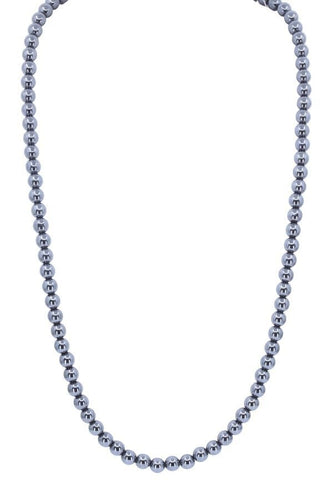 Collier COLLIER HÉMATITE EN OR JAUNE 58 Facettes 067721