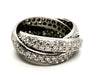 Ring 54 Trilogy Ring White Gold Diamond 58 Facettes 1692666CN