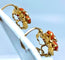 Boucles d'oreilles Parure Napoléon III - pendentif et boucles d’oreilles or, jaune, corail et perles fines 58 Facettes AB185