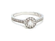 Bague 53 Bague Solitaire Or blanc Diamant 58 Facettes 578681RV