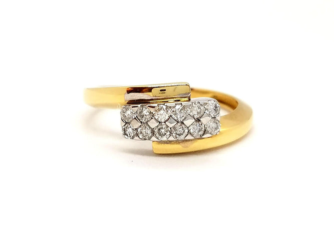 Bague 57 Bague Or jaune Diamant 58 Facettes 807672CN