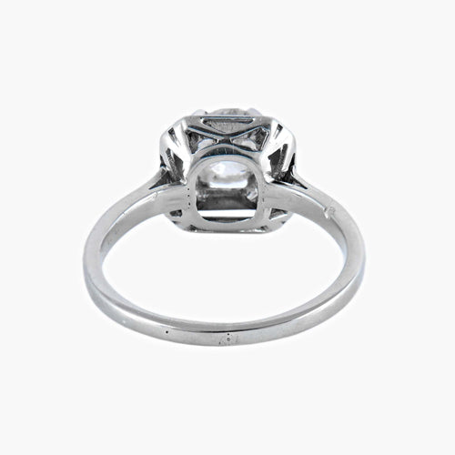 Bague Diamants / Platine BAGUE SOLITAIRE ART DÉCO PLATINE & DIAMANT 58 Facettes BO/220037