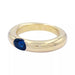 Ring 50 Cartier ring, "Ellipse", yellow gold, sapphire. 58 Facettes 32225