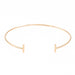 Ginette NY Bracelet Gold Strip Bangle Bracelet Rose gold 58 Facettes 2484947CN