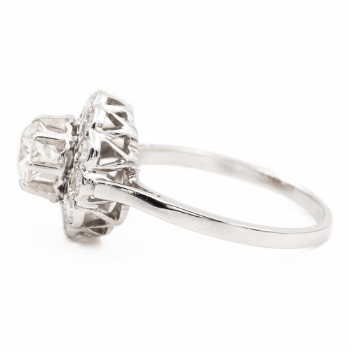 Bague 58 Bague Marguerite Platine Diamant 58 Facettes 2270734CN