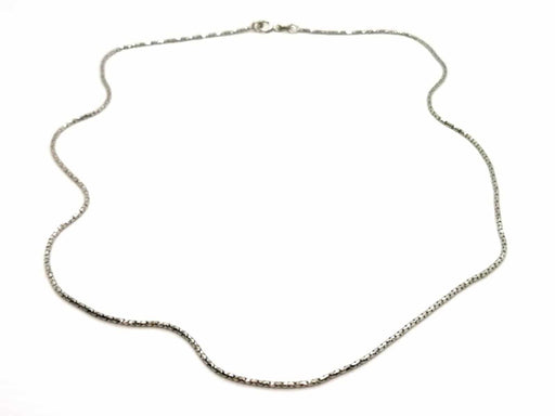 Collier Collier Maille serpentine Or blanc 58 Facettes 1660417CN