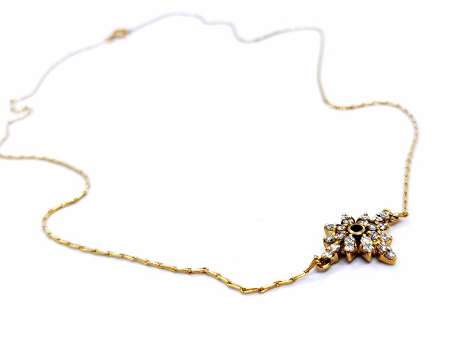 Collier Collier Or jaune Diamant 58 Facettes 979579CN