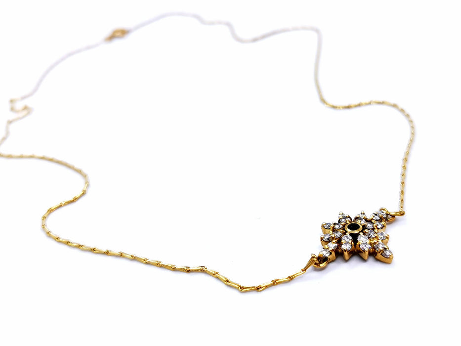 Collier Collier Or jaune Diamant 58 Facettes 979579CN